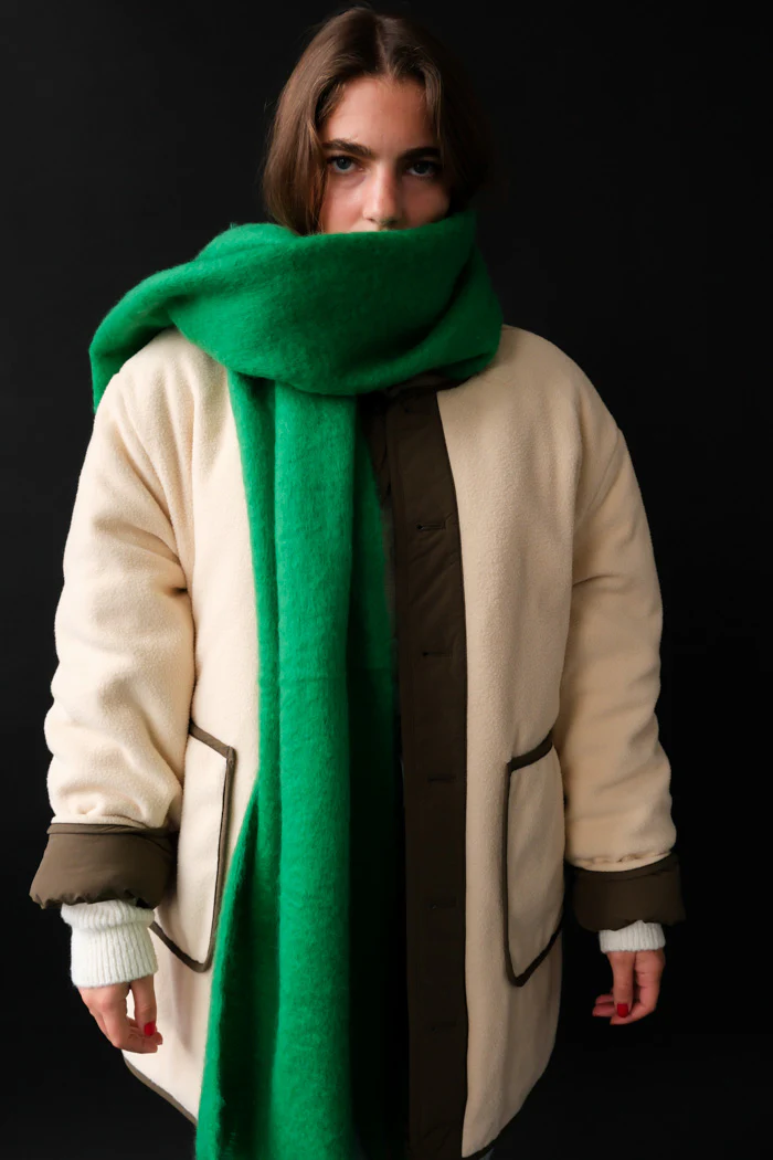 CHUNKY SOLID SCARF - Image 3