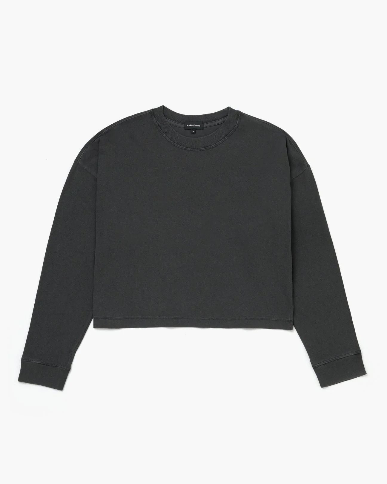 RELAXED CROP LONG SLEEVE TEE - Image 9