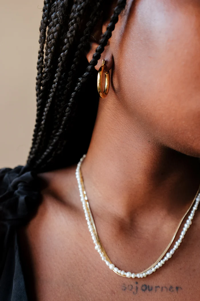 THICK MAYSON HOOPS GOLD - Image 3